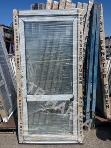 Vchodové dveře 100x200 antracit - trojsklo  1Leve