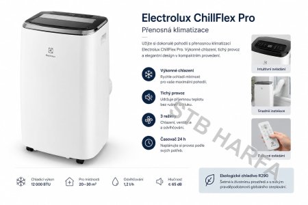 Přenosná klimatizace Electrolux ChillFlex Pro