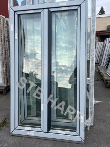 Balkonové dveře 115x200 antracit TROJSKLO Leve Prave